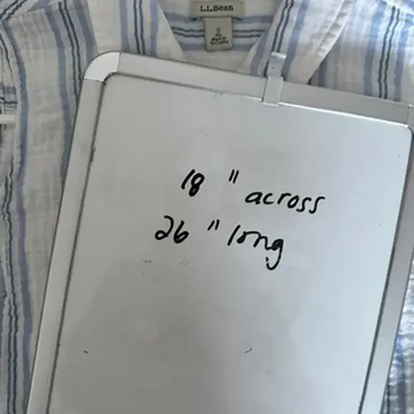 LL Bean Seersucker Shirt Womens SMALL Sleeveless Top Preppy Summer Casual Stripe - Picture 11 of 11